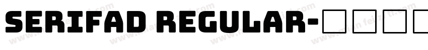 serifad regular字体转换
